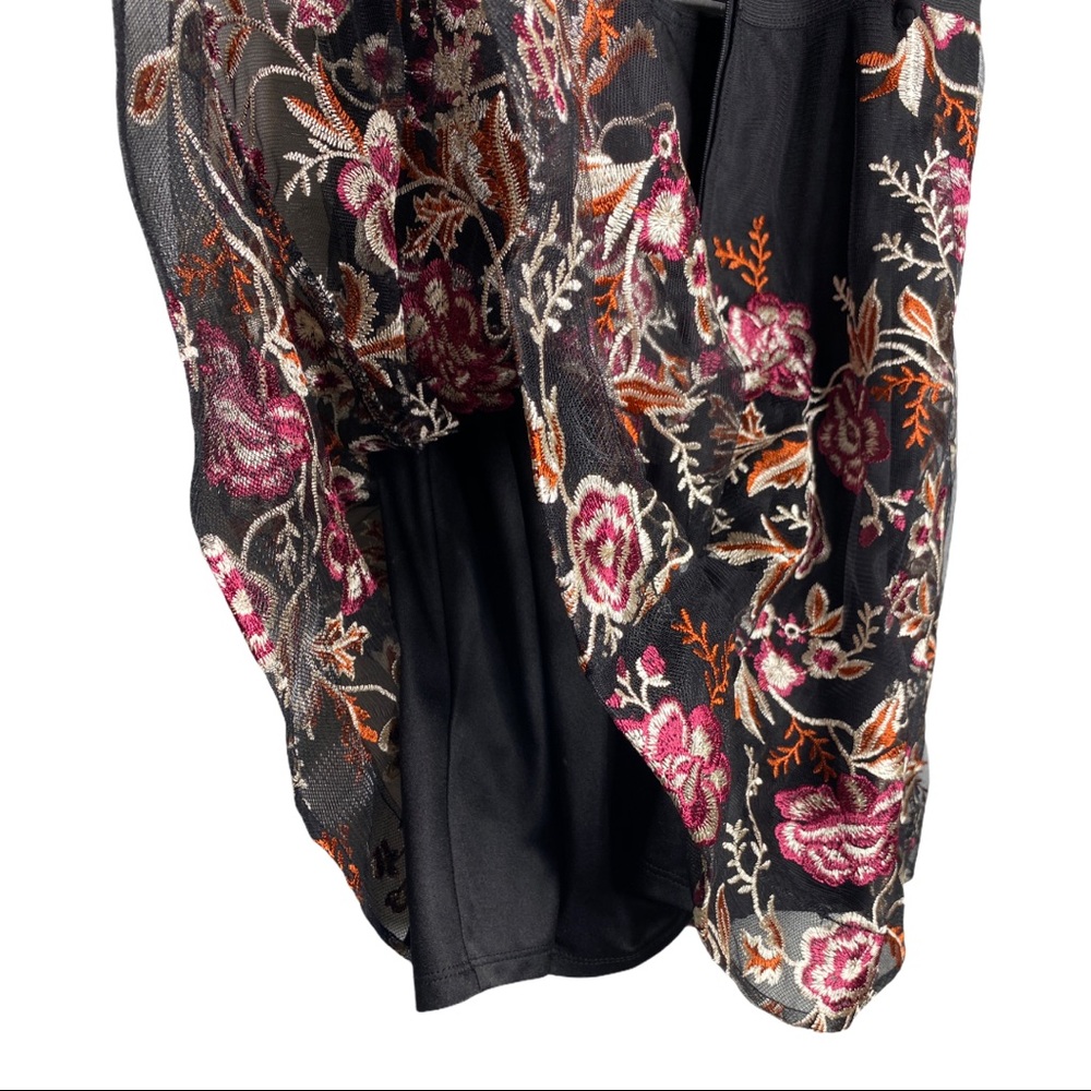BCX Dress floral halter top v-neck dress size 11 - Picture 9 of 12